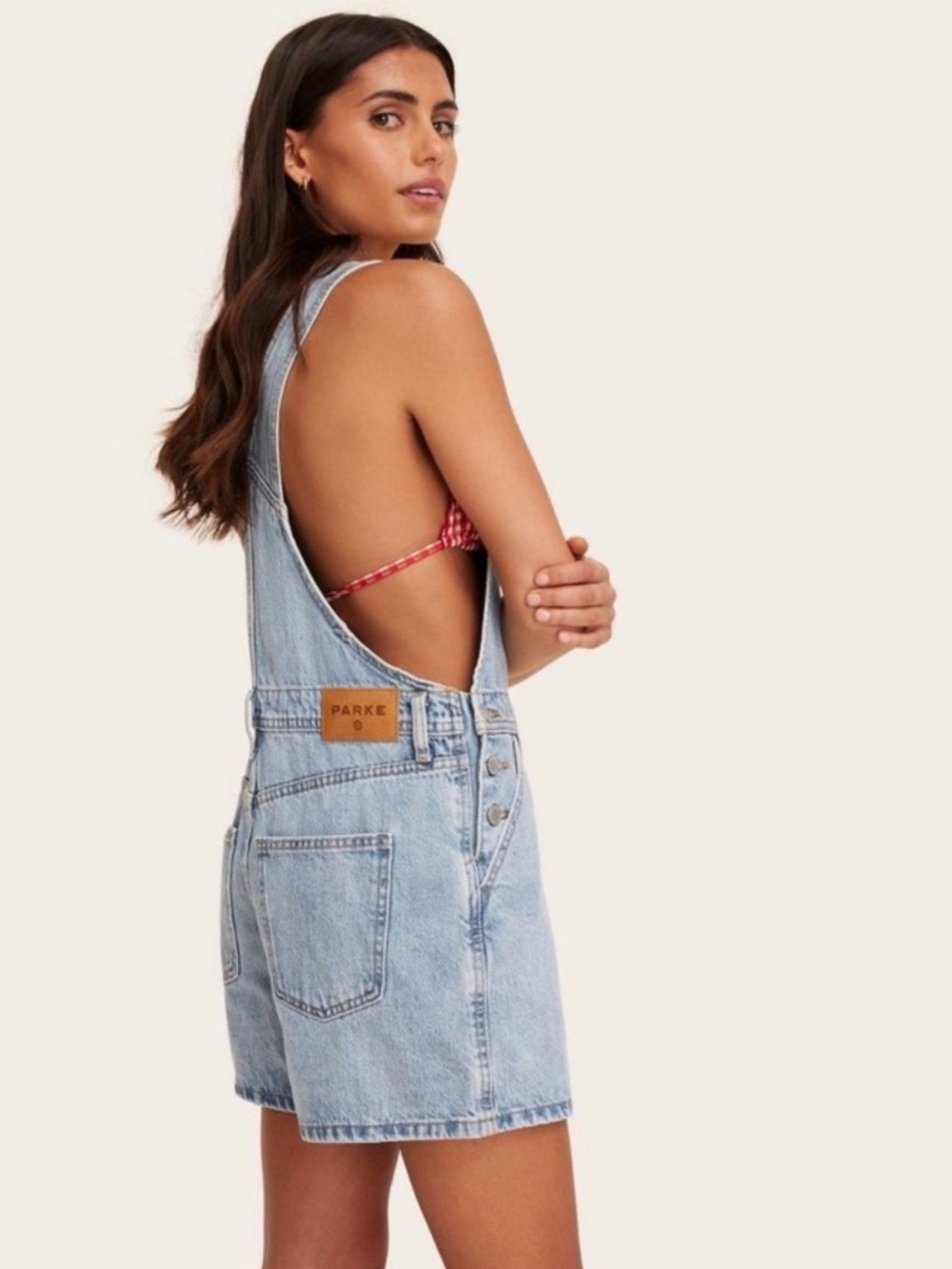 Parke Denim Short Overalls